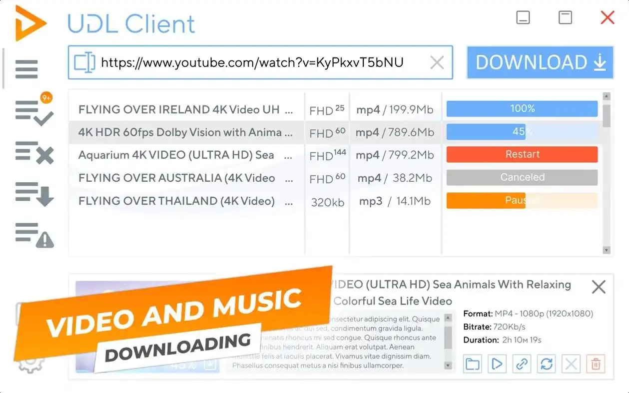 Download web tool or web app UDL Client