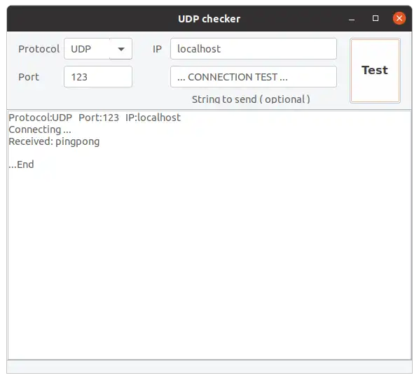 Télécharger l'outil Web ou l'application Web UDP Port Checker