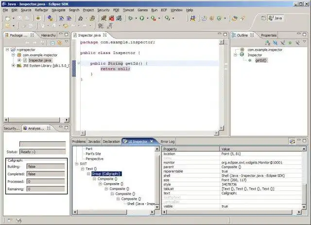 Download webtool of webapp UI Inspector voor Eclipse