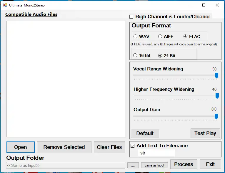 Download web tool or web app Ultimate Mono2Stereo