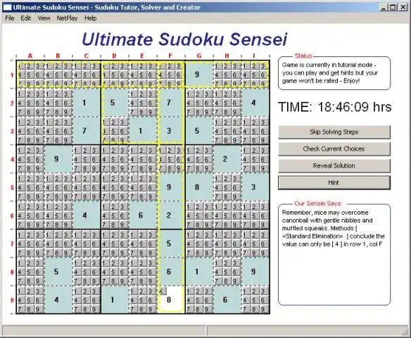 Download web tool or web app Ultimate Sudoku Sensei to run in Linux online