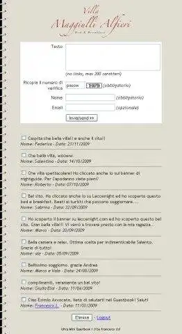 Scarica lo strumento web o l'app web Ultra Mini Guestbook