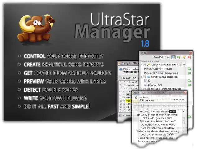 Download web tool or web app UltraStar Manager to run in Linux online