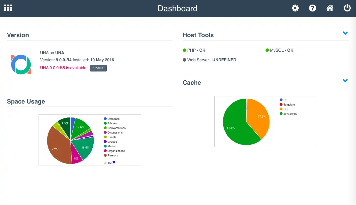 Download web tool or web app UNA