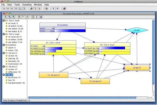 Download web tool or web app UnBBayes