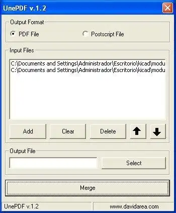Tải xuống công cụ web hoặc ứng dụng web unepdf, GPL PDF / Postscript Merger