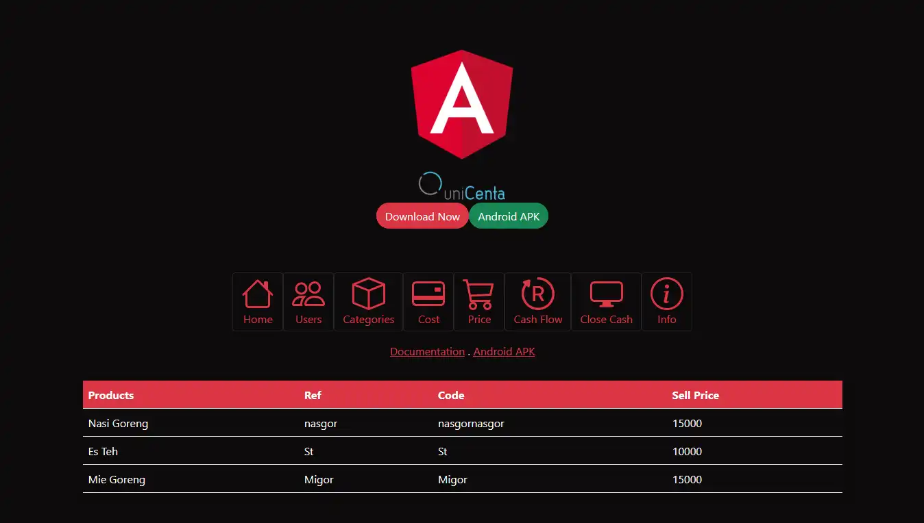 Laden Sie das Web-Tool oder die Web-App Unicentaapp Online-Web-App-Reporting herunter