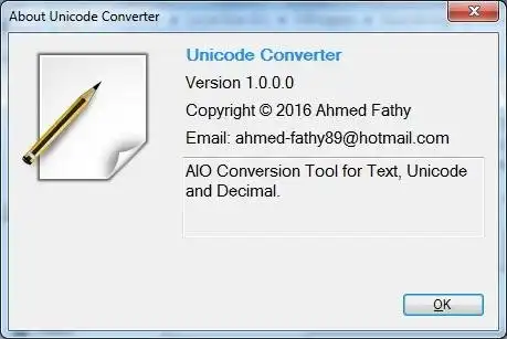 Download web tool or web app Unicode Converter
