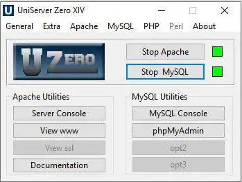 Unduh alat web atau aplikasi web Uniform Server