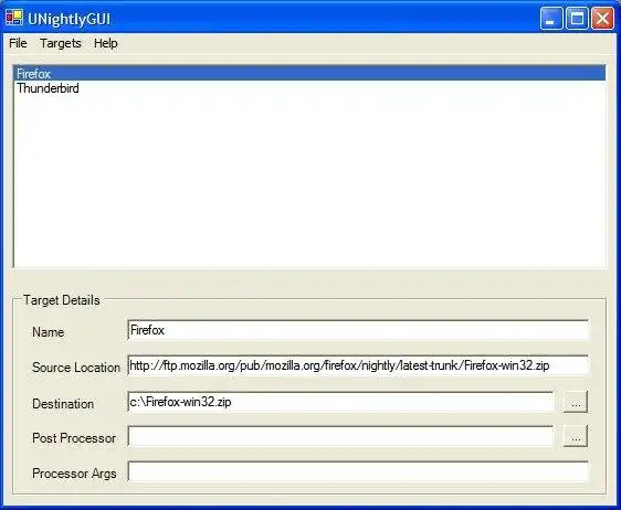 Download web tool or web app UNightly
