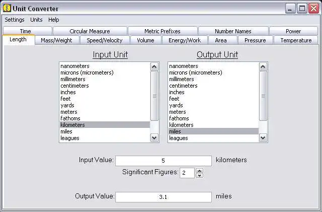 Download web tool or web app Unit Converter to run in Linux online