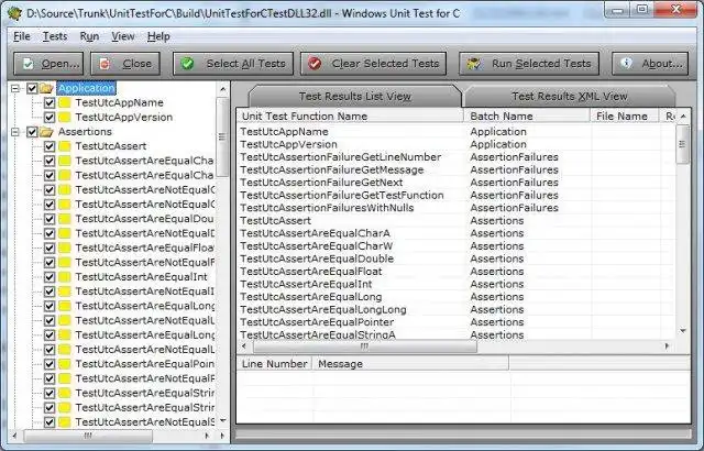 Download web tool or web app Unit Test for C