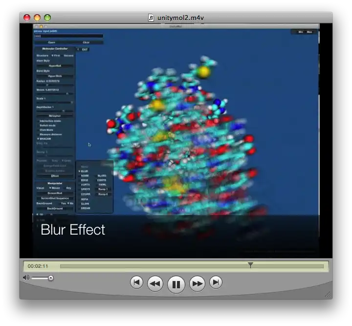Download web tool or web app UnityMol to run in Windows online over Linux online