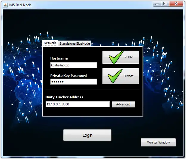 Download web tool or web app Unity Network