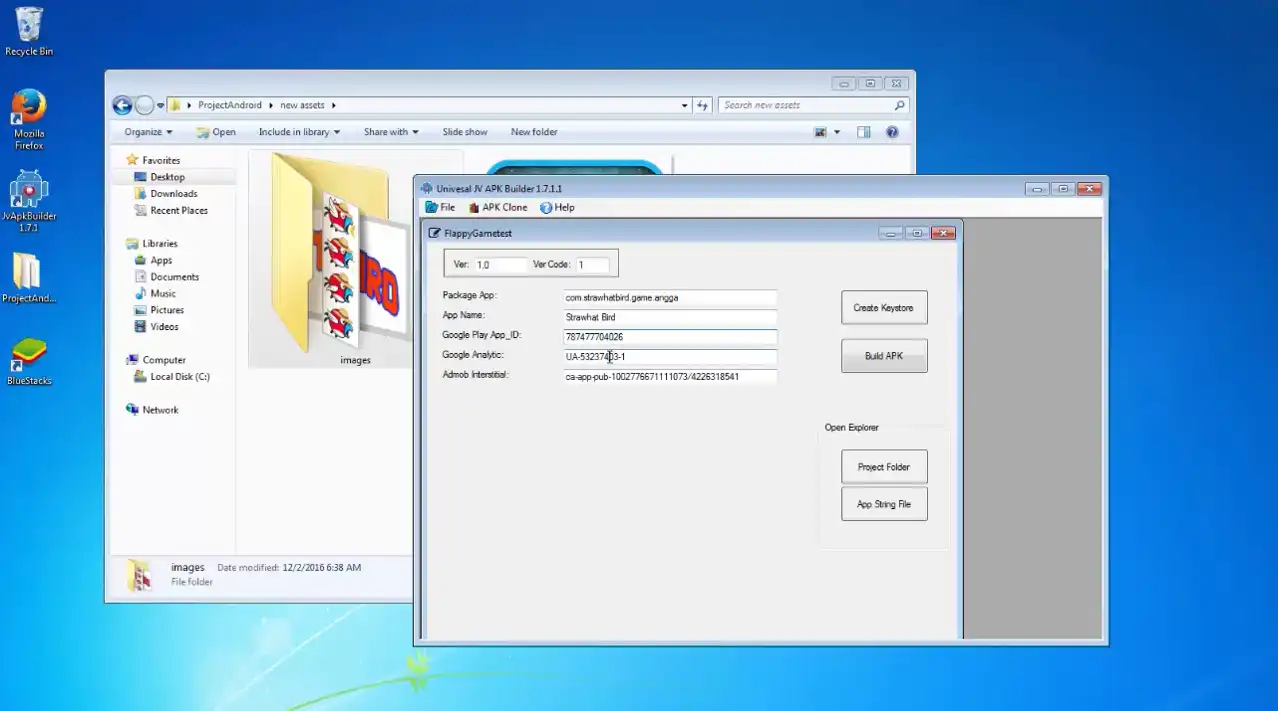 Download web tool or web app Universal Android JvApkBuilder Tool