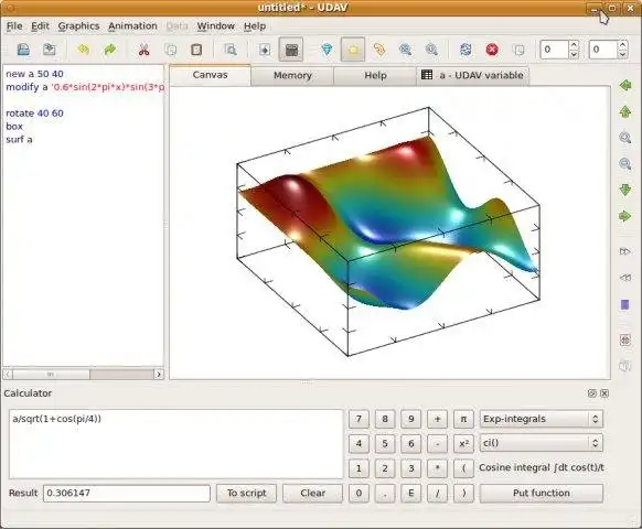 Download webtool of web-app Universal Data Arrays Visualization