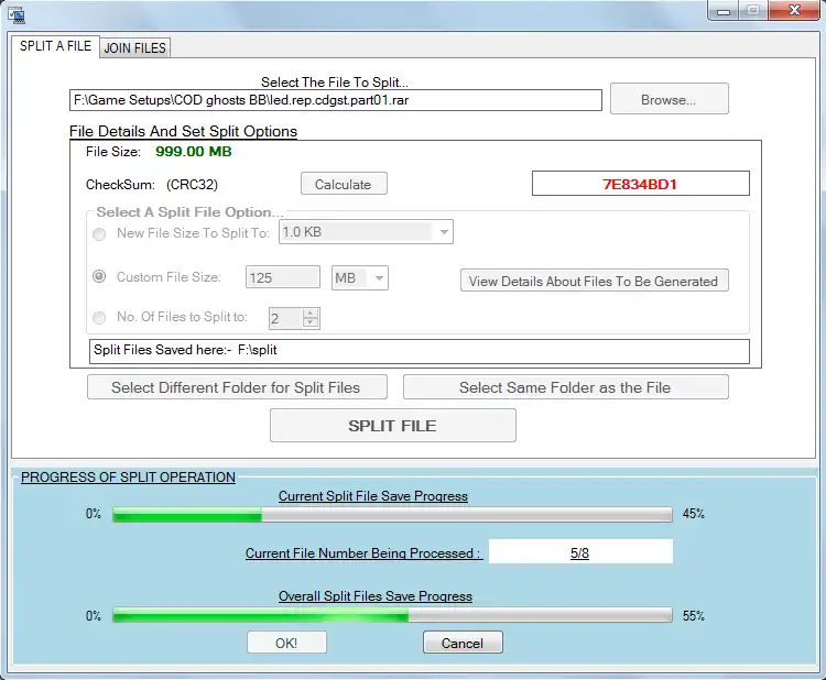Download web tool or web app Universal File Splitter and Joiner