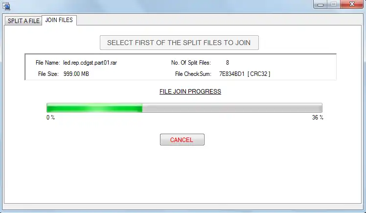 Download web tool or web app Universal File Splitter and Joiner
