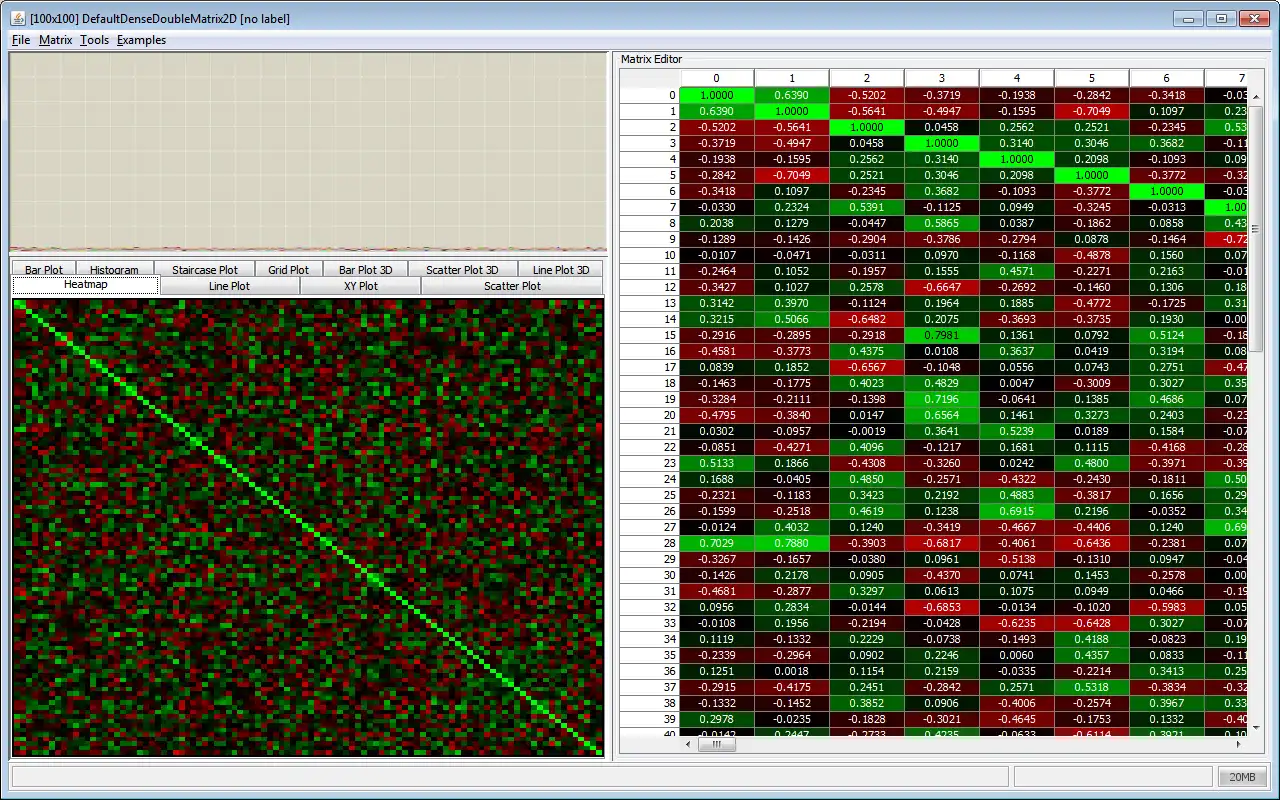 Scarica lo strumento Web o l'app Web Universal Java Matrix Package