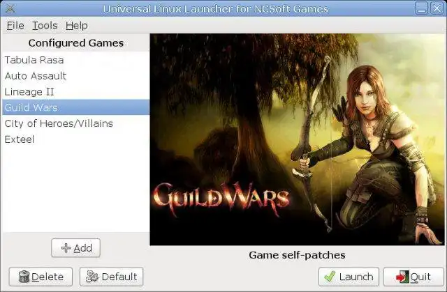 הורד כלי אינטרנט או אפליקציית אינטרנט Universal Linux Launcher עבור NCSoft Game להפעלה בלינוקס באופן מקוון