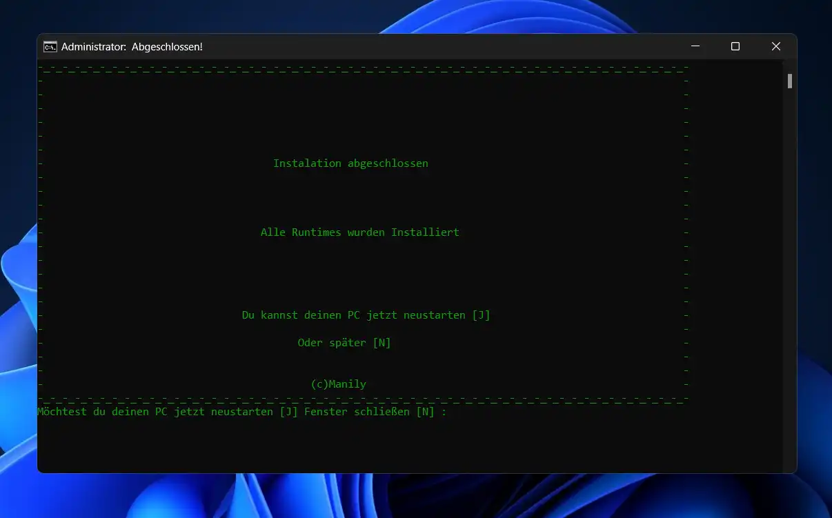 Mag-download ng web tool o web app na Universeller-Runtime-Installer-DE