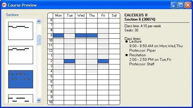 Web-Tool oder Web-App herunterladen University Scheduler Engine