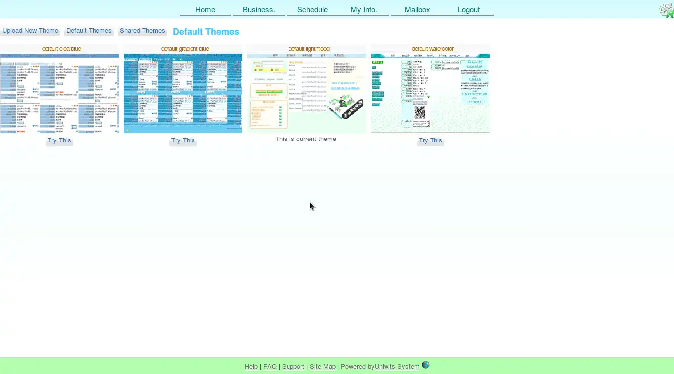 Web-Tool oder Web-App herunterladen Uniwits Online Reservation System