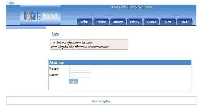 Mag-download ng web tool o web app na UnoCarts System