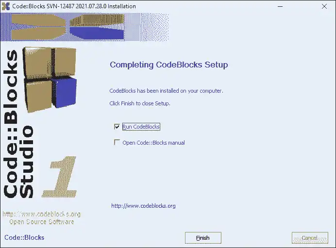 Download web tool or web app Unofficial Code::Blocks Installers