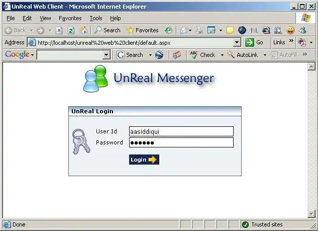 Download web tool or web app UnReal Messenger