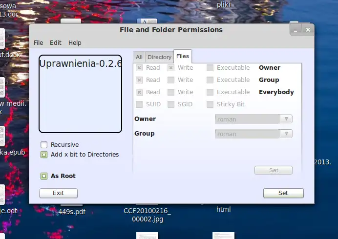 Download web tool or web app Uprawnienia Mac