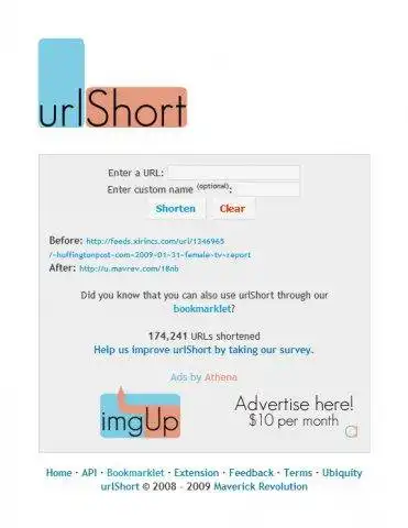 Download web tool or web app urlShort