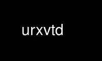 Run urxvtd in OnWorks free hosting provider over Ubuntu Online, Fedora Online, Windows online emulator or MAC OS online emulator