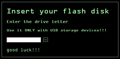Download web tool or web app USB Shortcut VIRUS remover