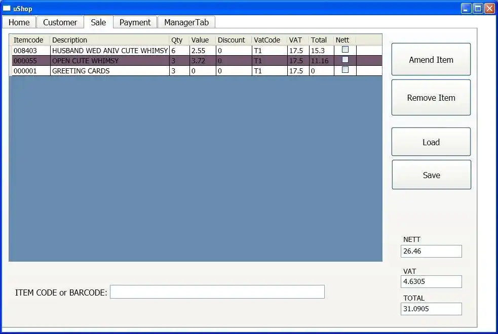 Download web tool or web app uShop