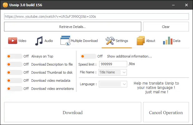 Download web tool or web app Usnip