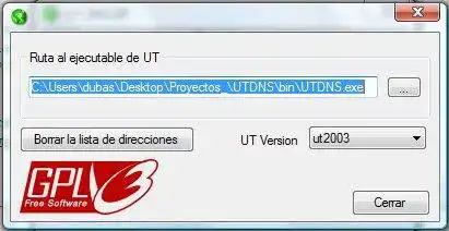 Web ツールまたは Web アプリ UT DNS2IP をダウンロードして、Linux オンライン上で Windows オンラインで実行します