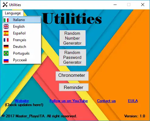 Download web tool or web app Utilities