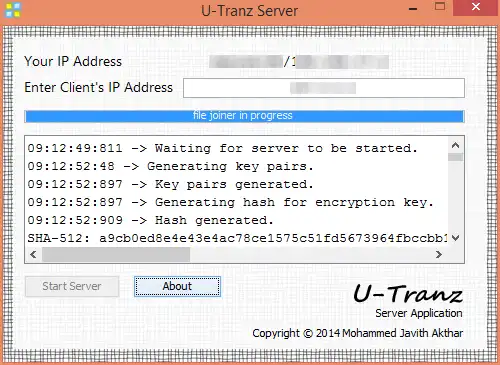 Download web tool or web app U-Tranz