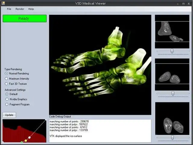 Descărcați instrumentul web sau aplicația web V3D-Viewer