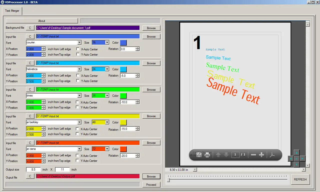 Download web tool or web app Variable Data Processor 1.0