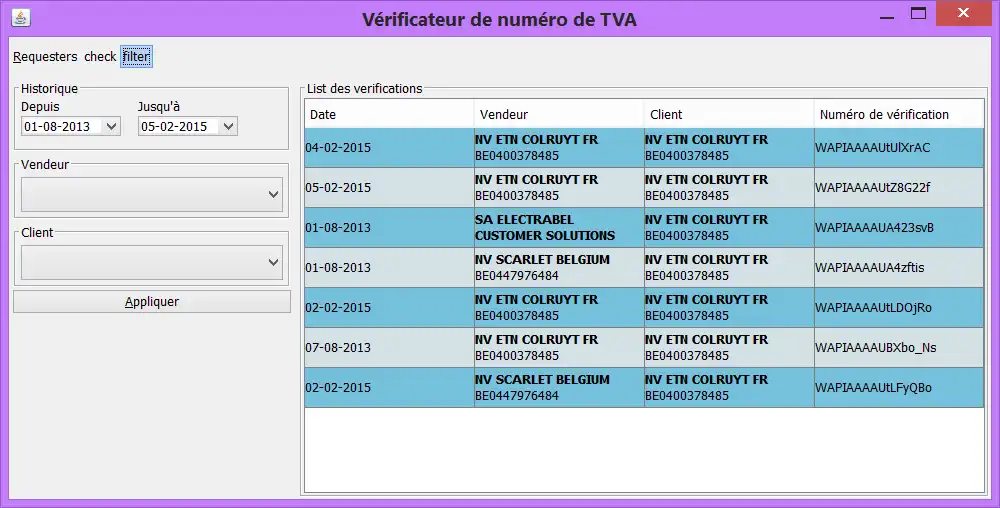 Laden Sie das Web-Tool oder die Web-App VatChecker herunter