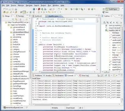 WebツールまたはWebアプリをダウンロードするVaultClipse-Eclipse用のVaultプラグイン