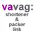 Free download Vavag url shortener Windows app to run online win Wine in Ubuntu online, Fedora online or Debian online