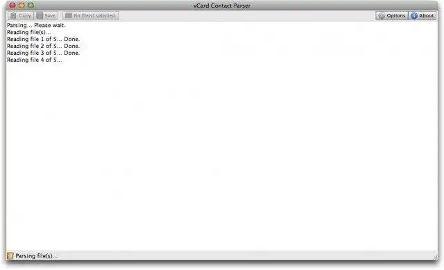 Download web tool or web app vCard Contact Info Parser