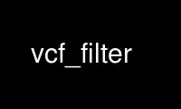 Run vcf_filter in OnWorks free hosting provider over Ubuntu Online, Fedora Online, Windows online emulator or MAC OS online emulator