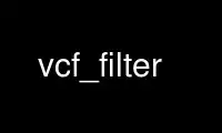 Ubuntu Online, Fedora Online, Windows çevrimiçi emülatörü veya MAC OS çevrimiçi emülatörü üzerinden OnWorks ücretsiz barındırma sağlayıcısında vcf_filter çalıştırın