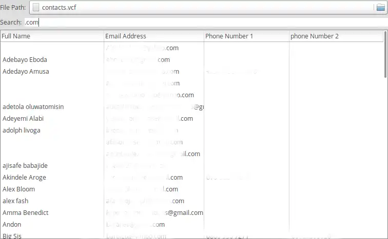 Muat turun alat web atau apl web VCF Reader