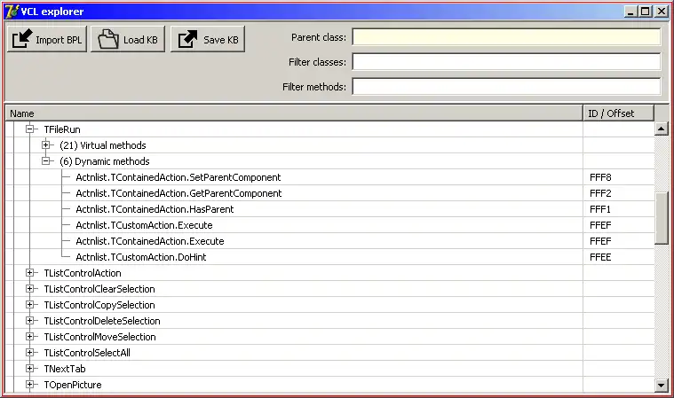 Download web tool or web app VCL explorer