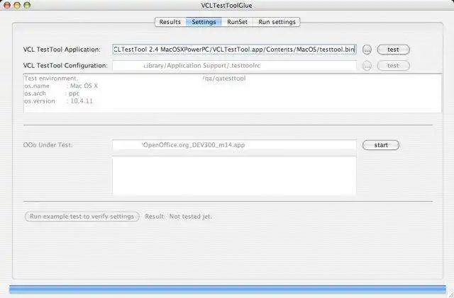 Scarica lo strumento web o l'app web VCL TestTool Glue